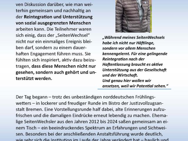 Bericht von der JVA Bremen